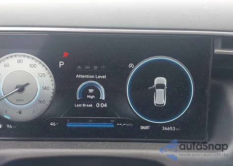 2022 Hyundai Tucson Sel z USA, uszkodzony, nr VIN 5NMJFCAE5NH129048